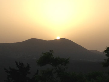 Villa Tiferet offers views of the Tsfat sunset.